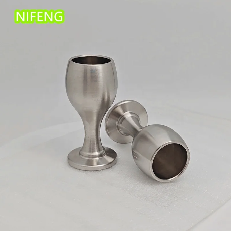 Stainless Steel Silver Glass Newly Design Wine Beer GlassSilver Wine Drinking Wine Glass Hot Selling Win Cocktails glass