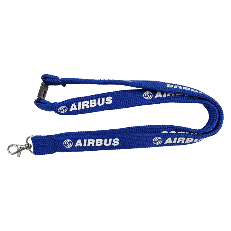 Printed or Pattern Personalized College Polyester Multicolour Lanyard Neck Strap For ID Badge Holder With Metal Clip From China