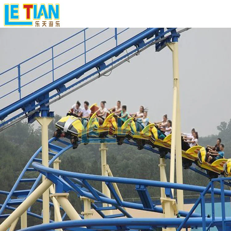 Large amusement park games 16 seats family roller coaster for sale