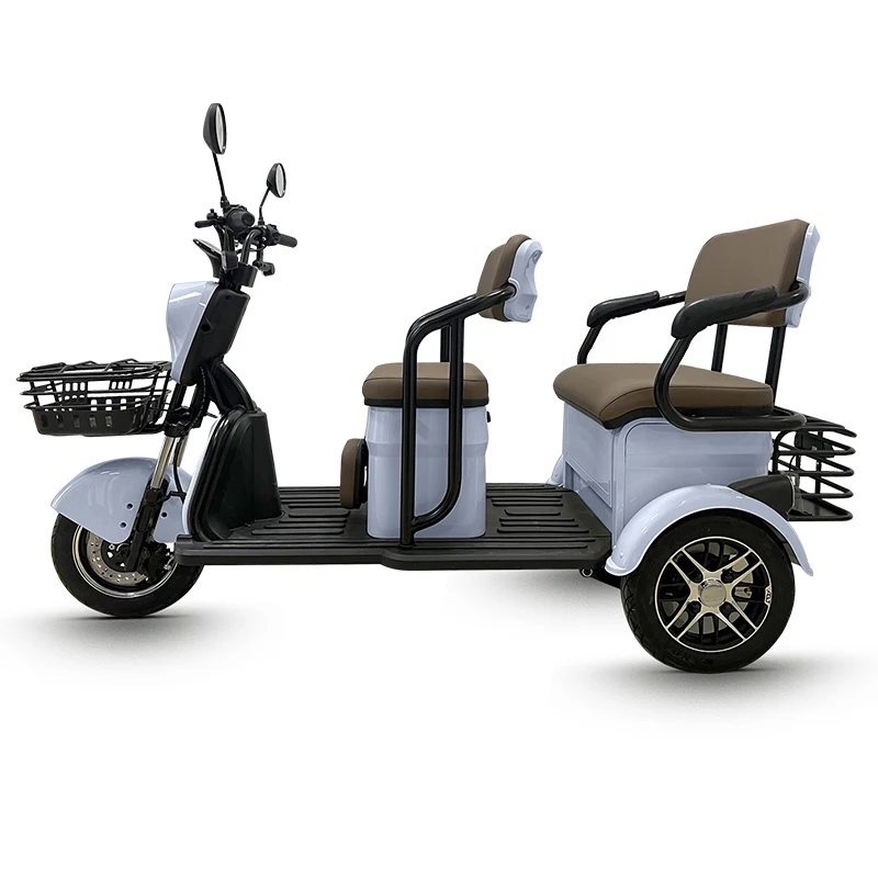 Lvneng New Style Motorcycle C5-2 Fashion Design Electric Three Wheeler Moped High Speed  LED Lights Suspension Tricycle