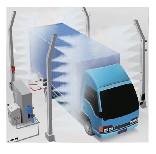 Truck Automated Disinfector System Disinfection Channel for Vehicles (1600229584187)