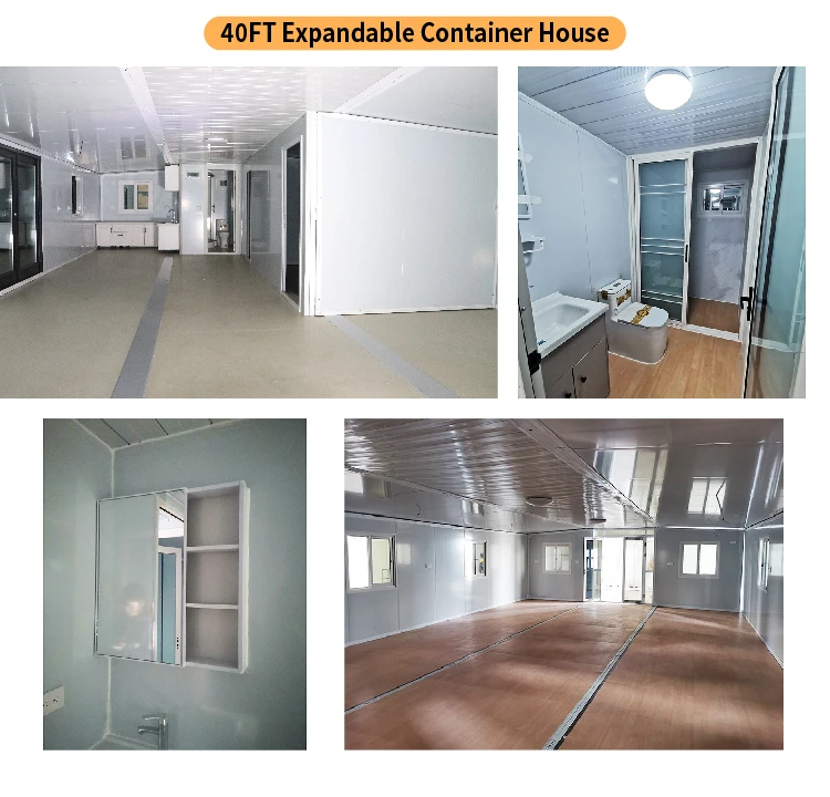 Luxury Prefabricated Container Houses Modular Home Foldable Tiny House Trailer House Portable