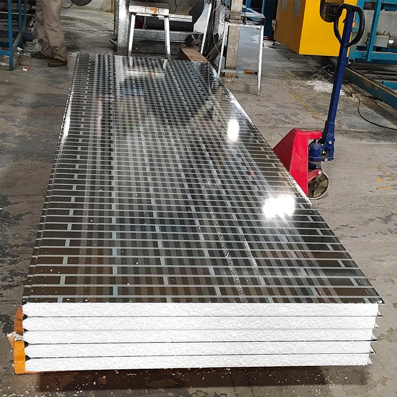 Factory Direct Sale Flat Pack Container Sandwich Panel Eps Foam Sip Insulated Sandwich Panel and Brick Sandwich Panel
