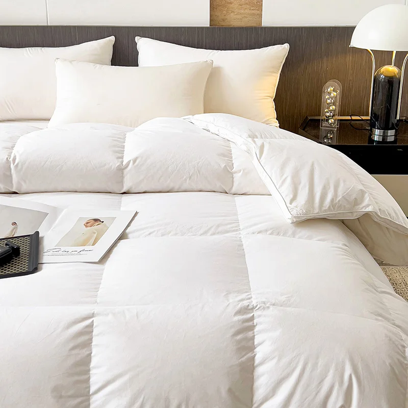 Cozy White Goose Down Duvet - Luxury And Breathable