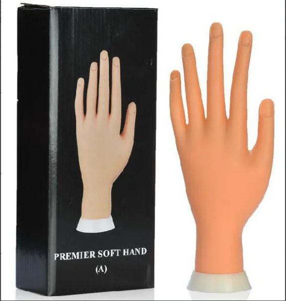 Newest Lifelike Art Model Female Silicone Practice Hand Mannequin For Nail