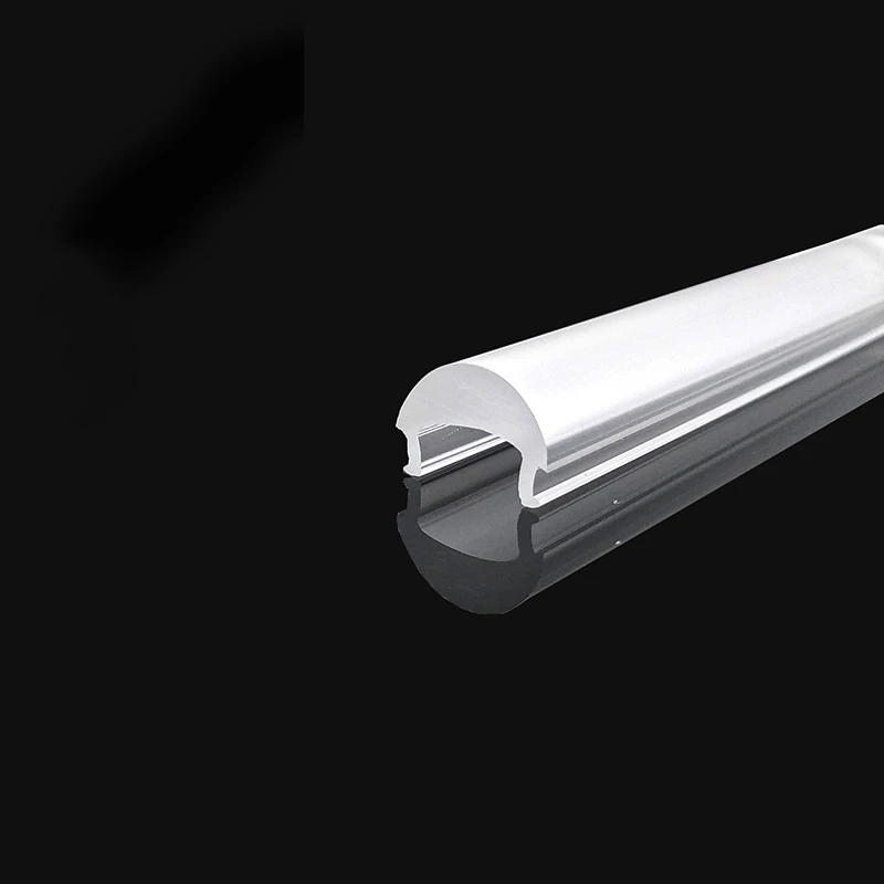 Extrusion Plastic Craft Optical Acrylic PMMA LED Linear Clear Transparent Light Lens lampshade  For Narrow Linear Lens