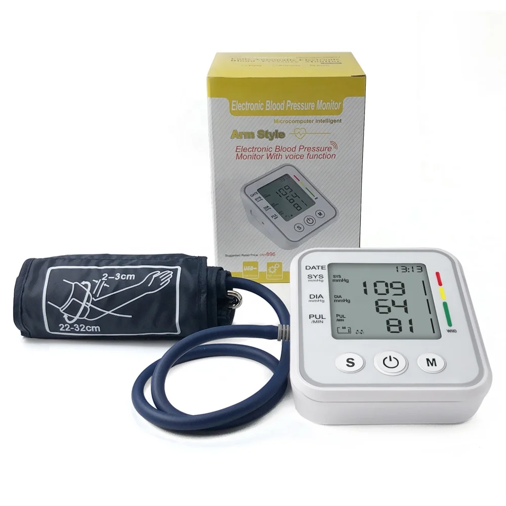Best quality continuous blood pressure monitor rechargeable digital blood pressure monitor with CE