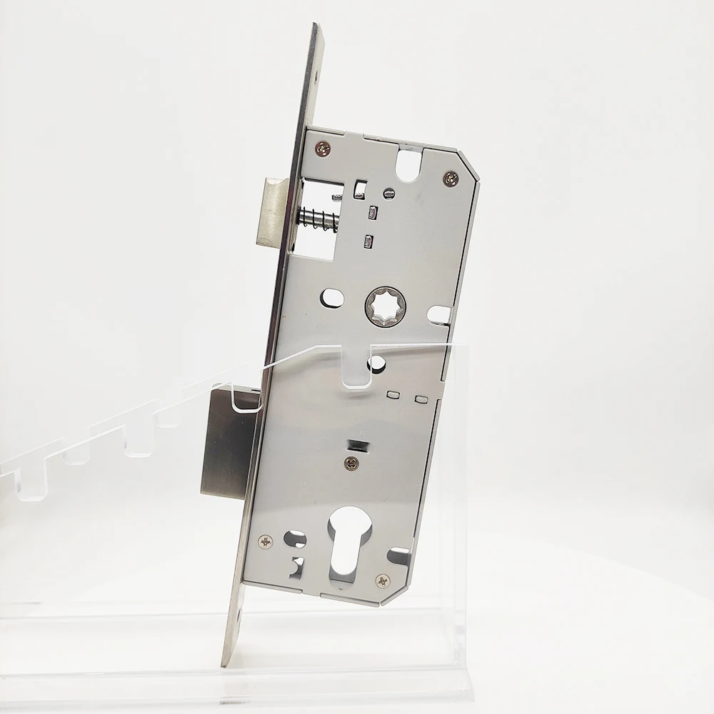 High security stainless steel customized mortise cylinder latch lock body
