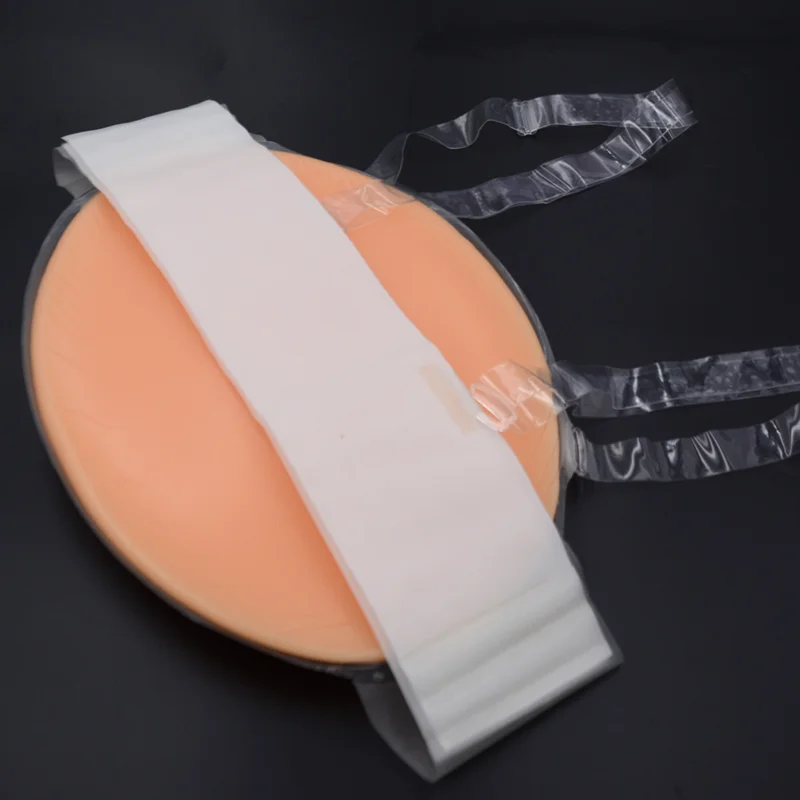Wholesale Accessories Simulation Restraint Shoulder Strap Velcro Silicone Big Fake Belly Props Fake Pregnant Belly
