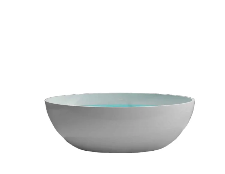 Luxury Solid Suface Bath Tub/ German Badewanne/sanitary Ware Acrylic Badewanne Tub GM Modern Freestanding 3 Years Drainer 1 PCS