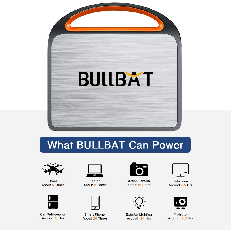 Bullbat solar generator 350W portable power station