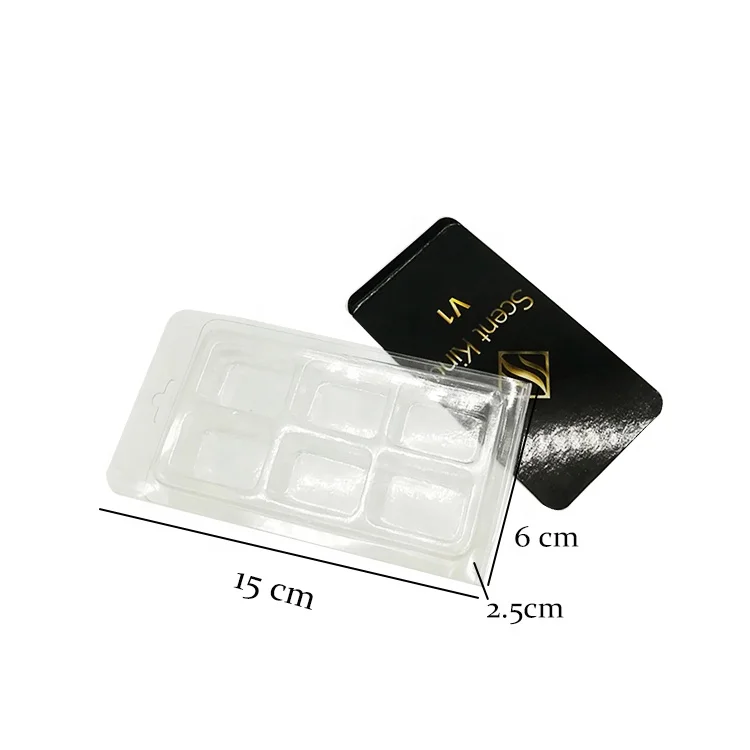 Custom Clear sliding Card Blister Clamshell Packaging