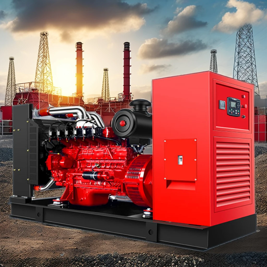 Газогенератор оснащен системой мониторинга с номинальной мощностью 180kw генератор природного газа