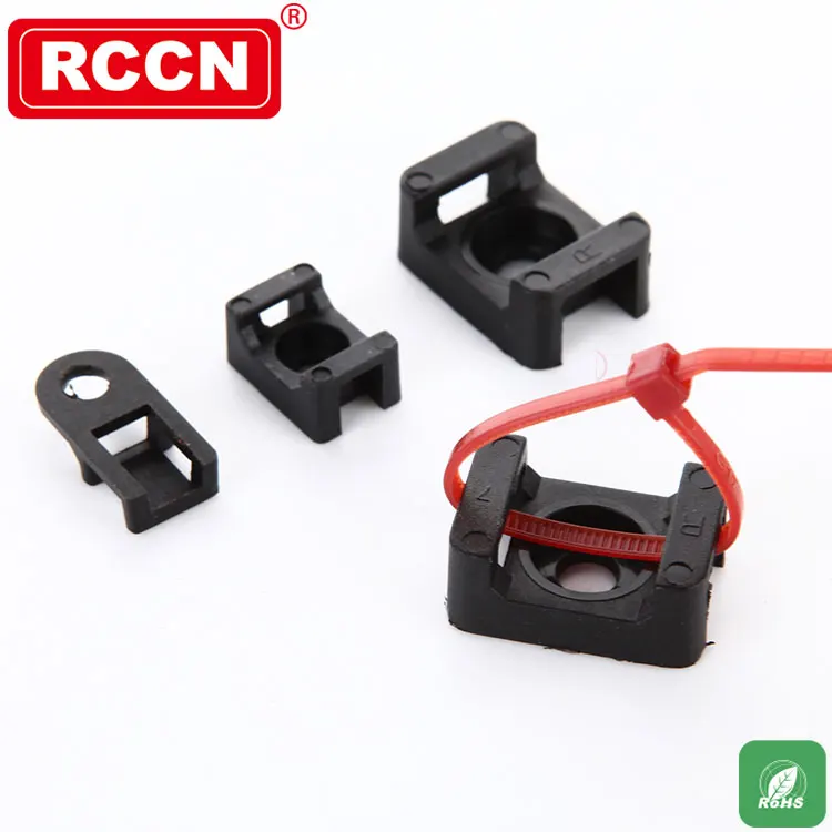 RCCN High Quality Wire Nylon Cable Clamp HC-5 Saddle Tie Mounts Electrical Cable clamp