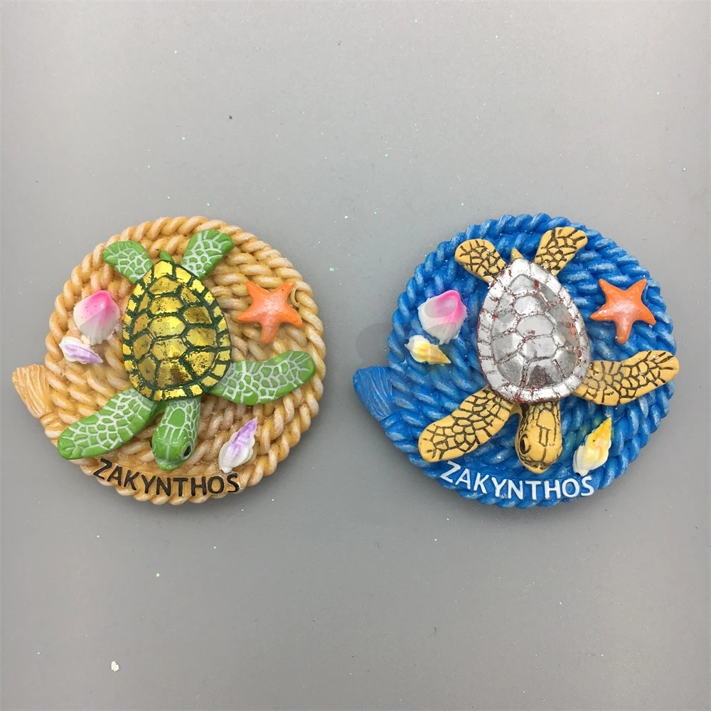 Beach Design Polyresin Pearlized Lighthouse Shape Souvenir Magnet For Home Decoration
