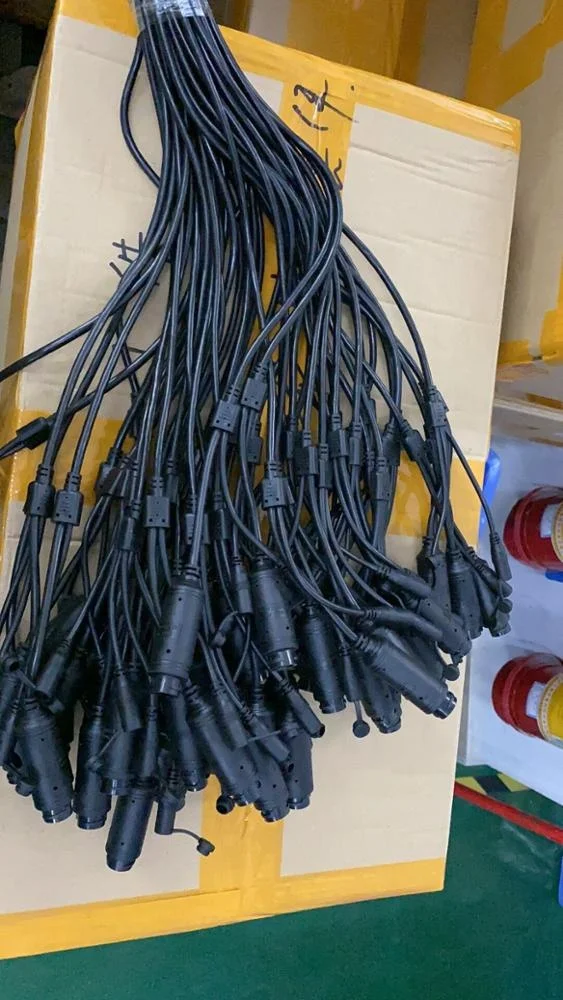 eborm Waterproof POE LAN cable for CCTV IP camera board module with weatherproof connector RJ45