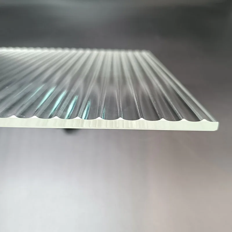 High Transparent ultra White Moru Pattern Glass Low Iron Fluted Rolled Glass Panels Reeded Patterned Glass