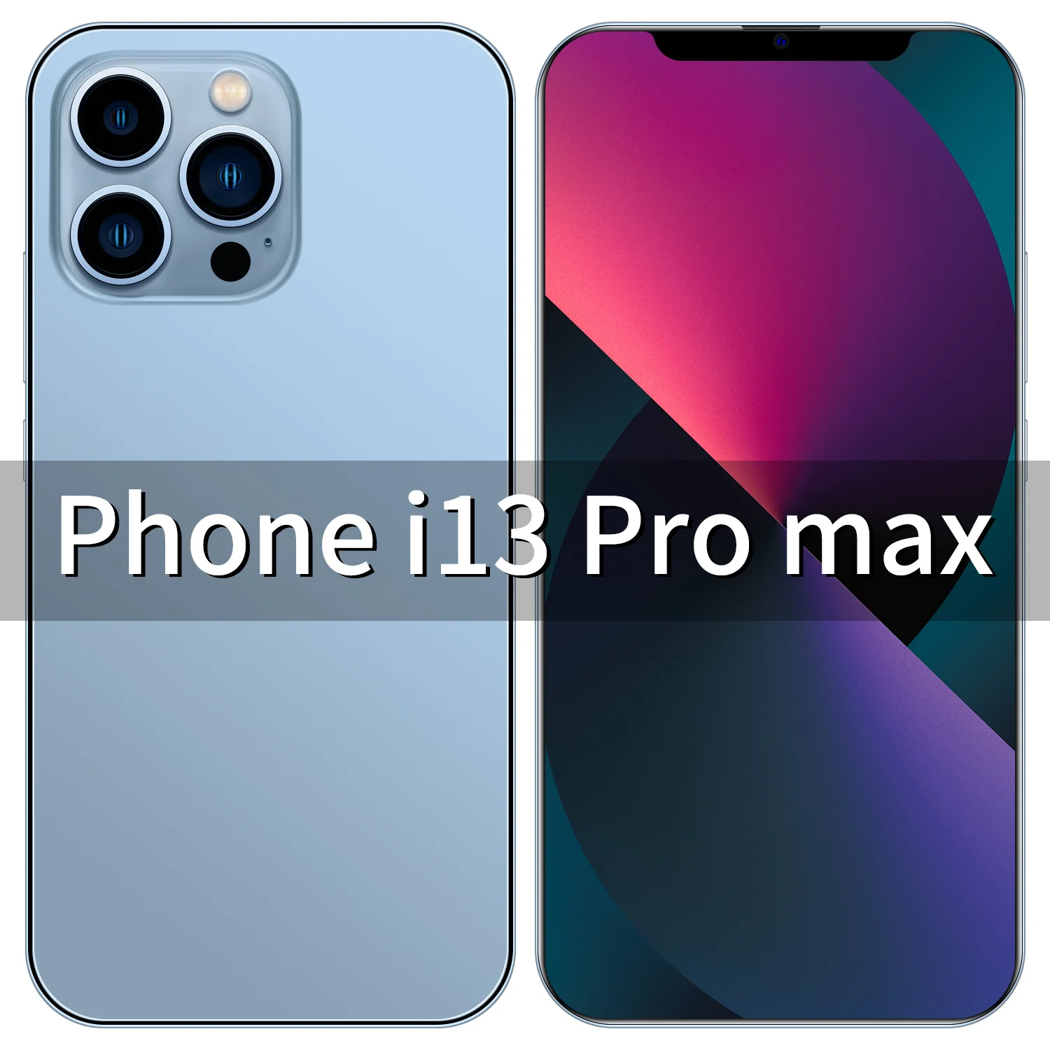 Hot sell rado integral i13 pro max smartphone clone phone goophone 13 longines
