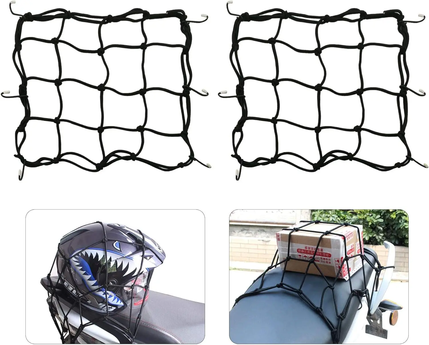 25x25cm Bicycle Cargo Net Bungee Product Category
