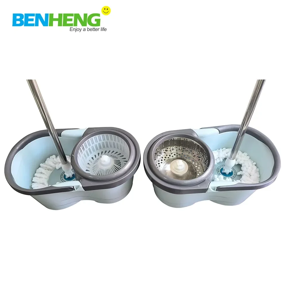 BENHENG Cleaning Supplies 360 Rotating Mop with Bucket Easy to Clean Dust for Home Cleaning