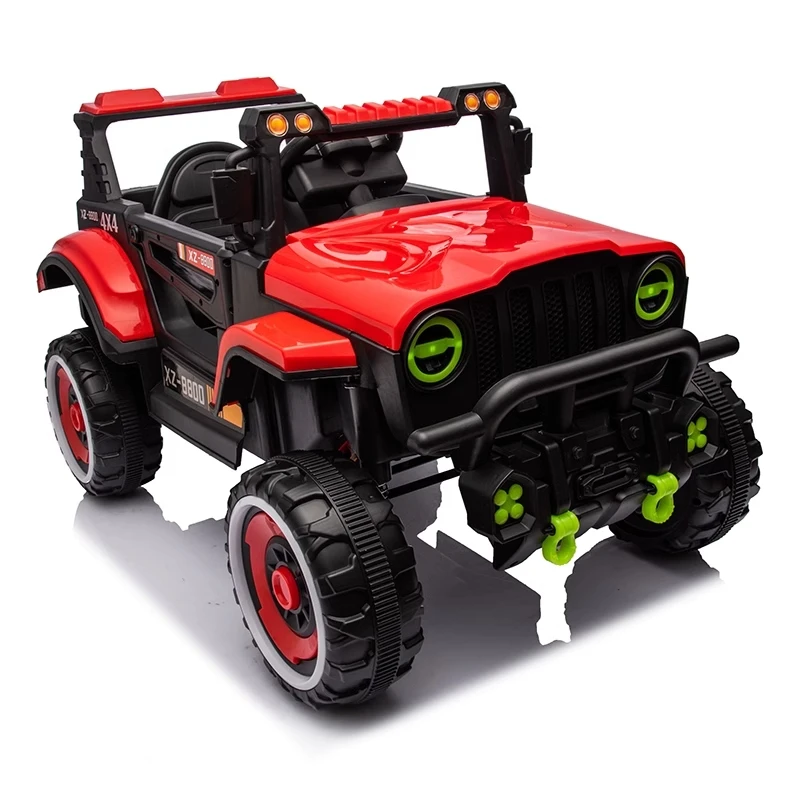 Large Two-Seater Electric Car for Kids Four-Wheel Off-Road Vehicle Plastic Ride-On Battery Powered Toy on Sale