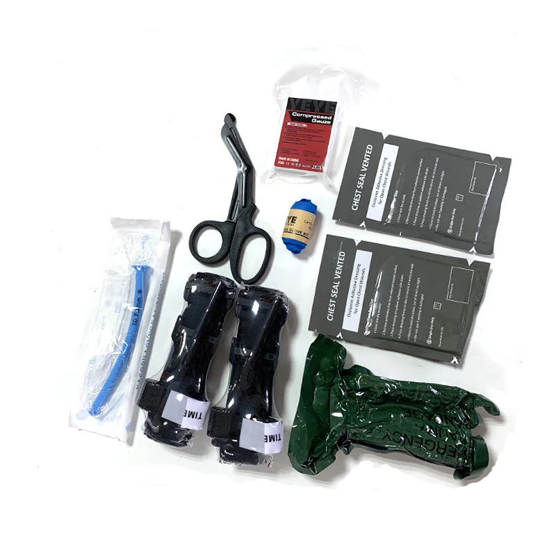 Vacuum Pack Tactical Pouch Medical Supplies tactico IFAK Refill Kit