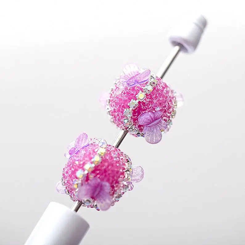 Acrylic Loose Beads Composed of Double-point Rhinestones,claw,chains and Accessories