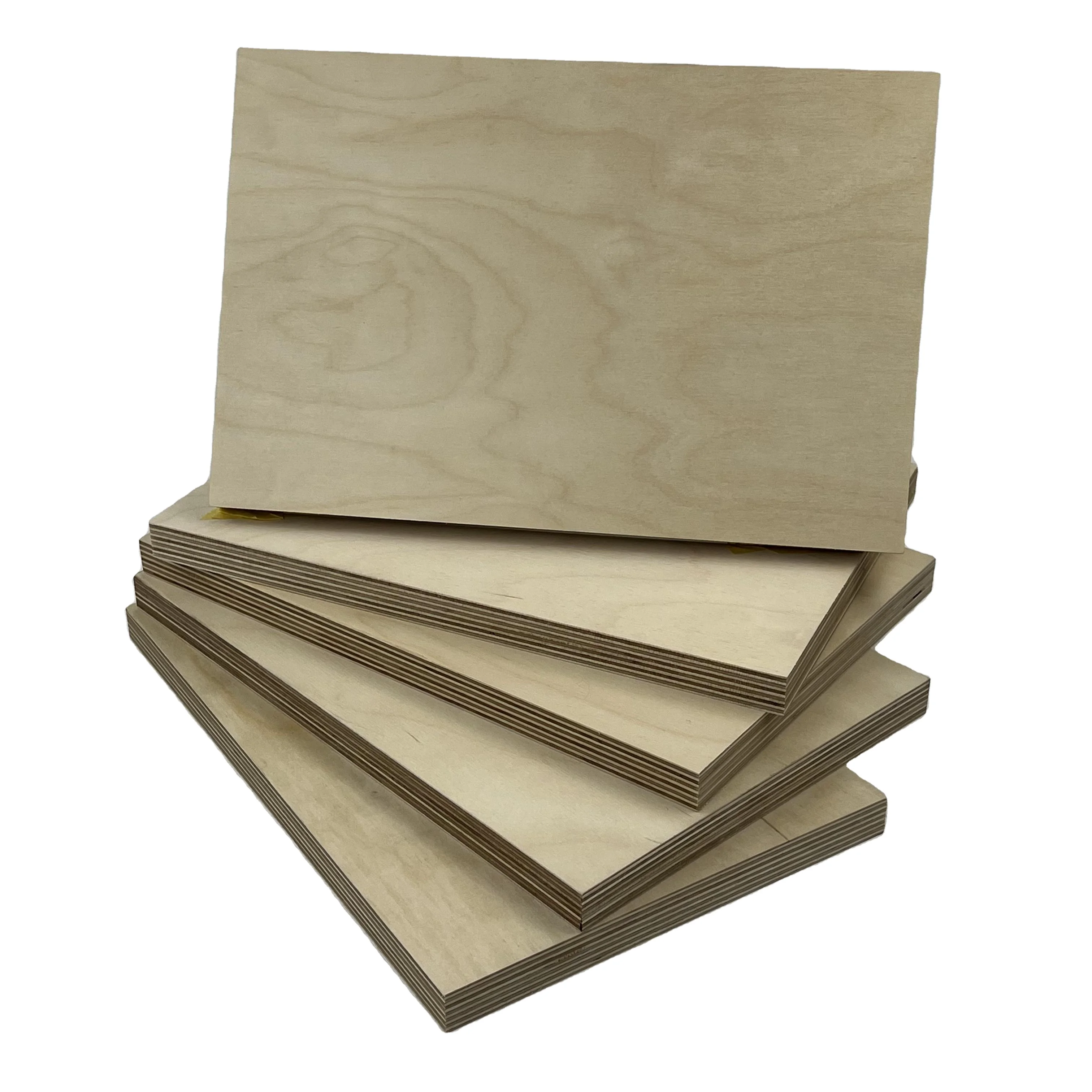 Wholesale Price E0 Russian Baltic Birch Plywood 6mm 9mm 12mm 15mm 18mm 24mm Full Birch 1200*2400 Commercial Plywood Sheet