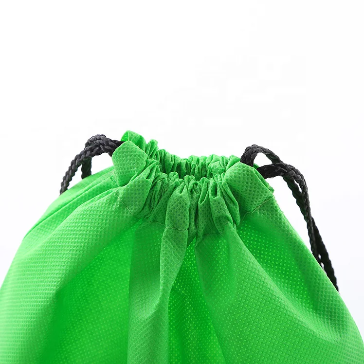 direct Factory supply custom logo printed promotional gift non woven backpack draw string bag