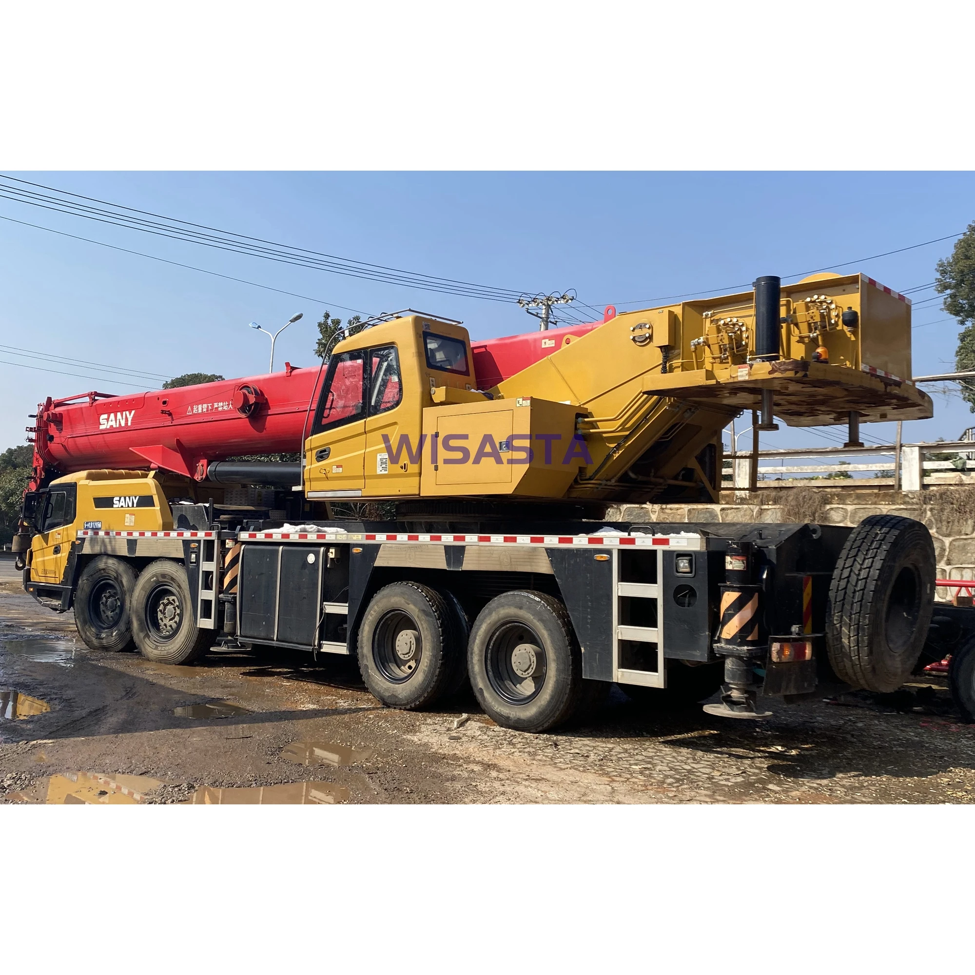 High performance edition 80T Crane 2021 SANY STC800E5 used 80 ton truck crane in Saudi Arabia