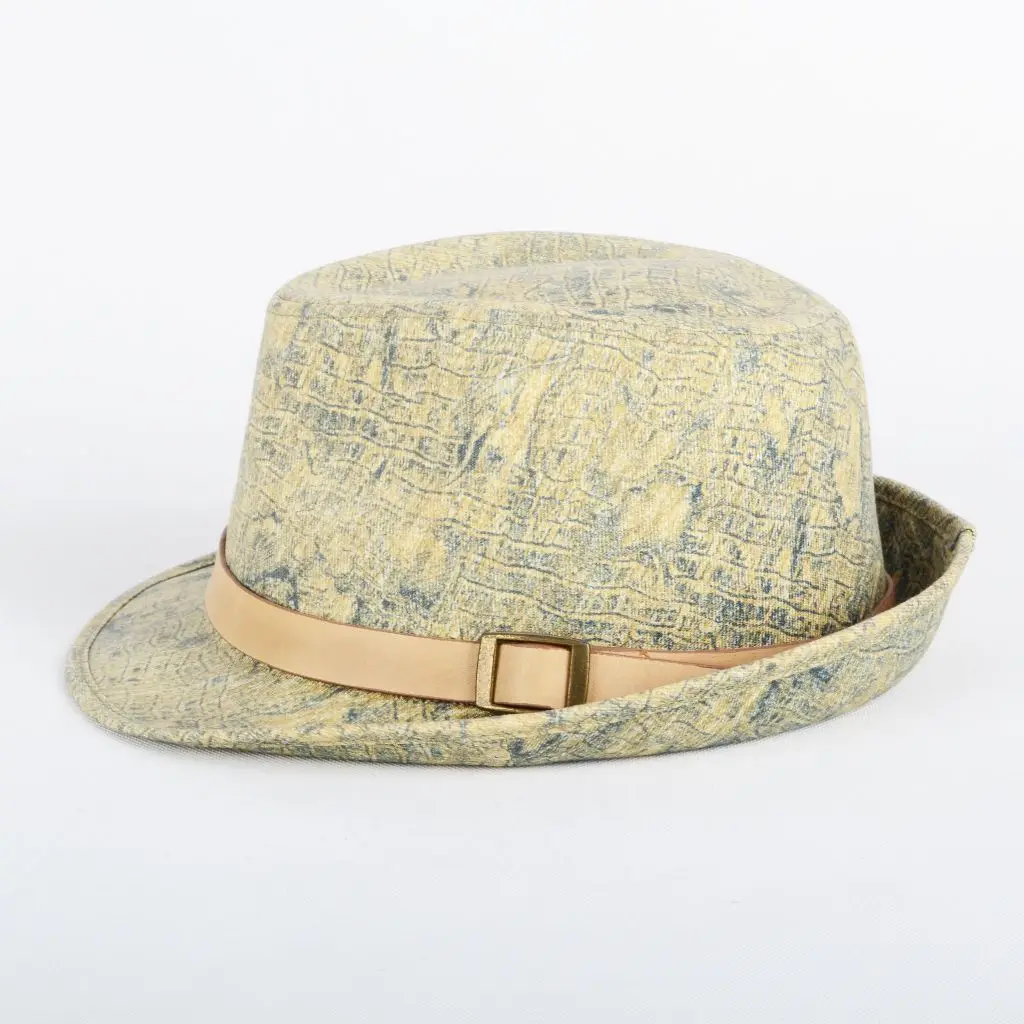 OEM Luxury Custom Summer Sun Hat Wide Brim Fedora Straw Hat for Women Printed Pattern for Beach Travel Fishing Outdoor Sports