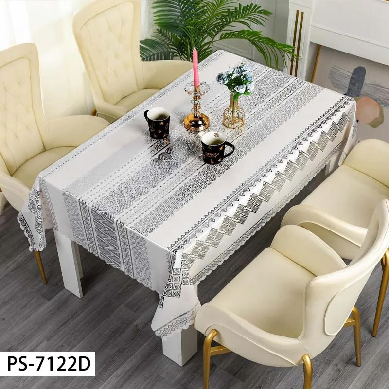 Kinshun Durable and Easy-to-Clean PVC Covering for Superior Protection Against Water and Stains Oil Tablecover