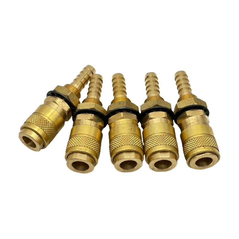 Tig Welding Water Cooled Quick Connector 6MM with Yellow Circle