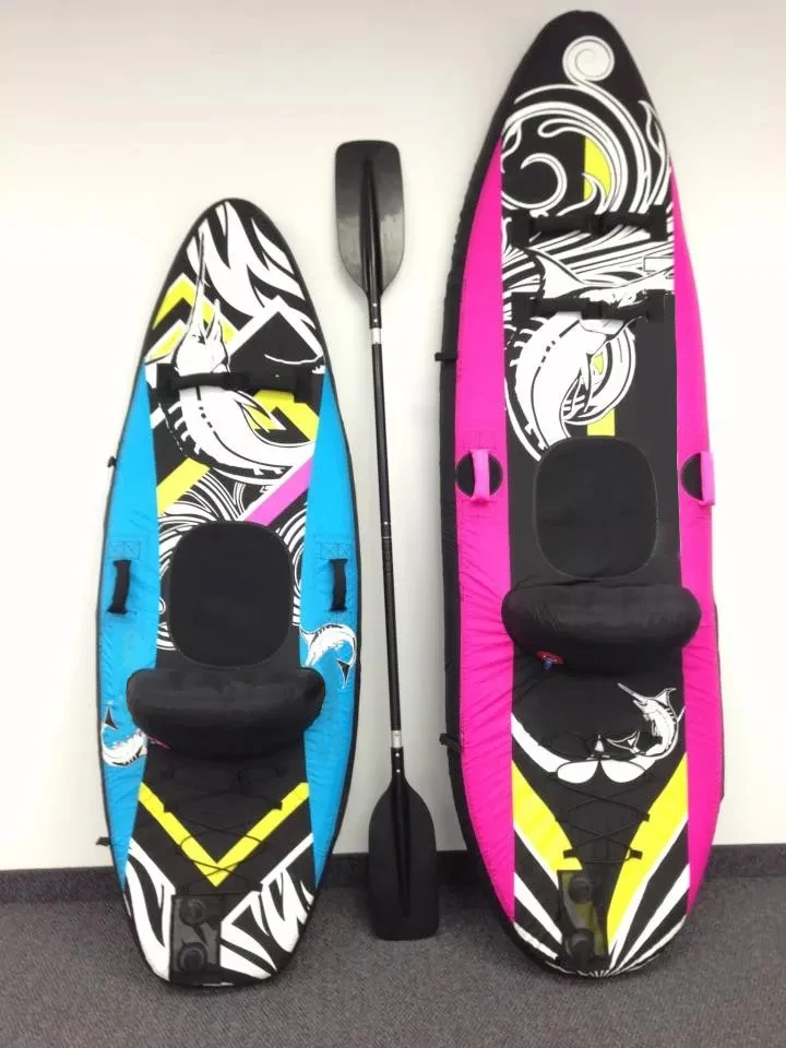 2016 water sport 1person inflatable toy canoe fishing kayaks, inflatable boat