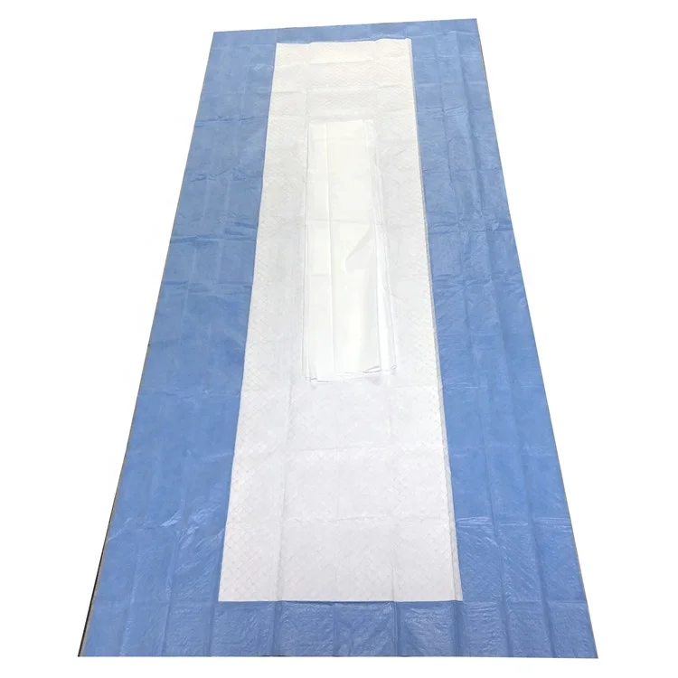 Disposable medical bed sheet with spunlace lift sheet for hospital use and medical use