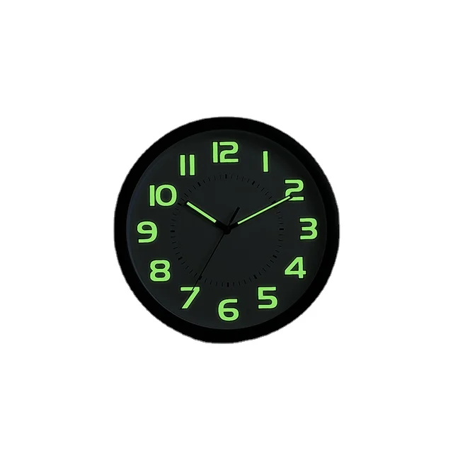 Высококачественные Светящиеся Настенные часы, новый дизайн Amazon, лидер продаж, Светящиеся Настенные часы, домашний декор