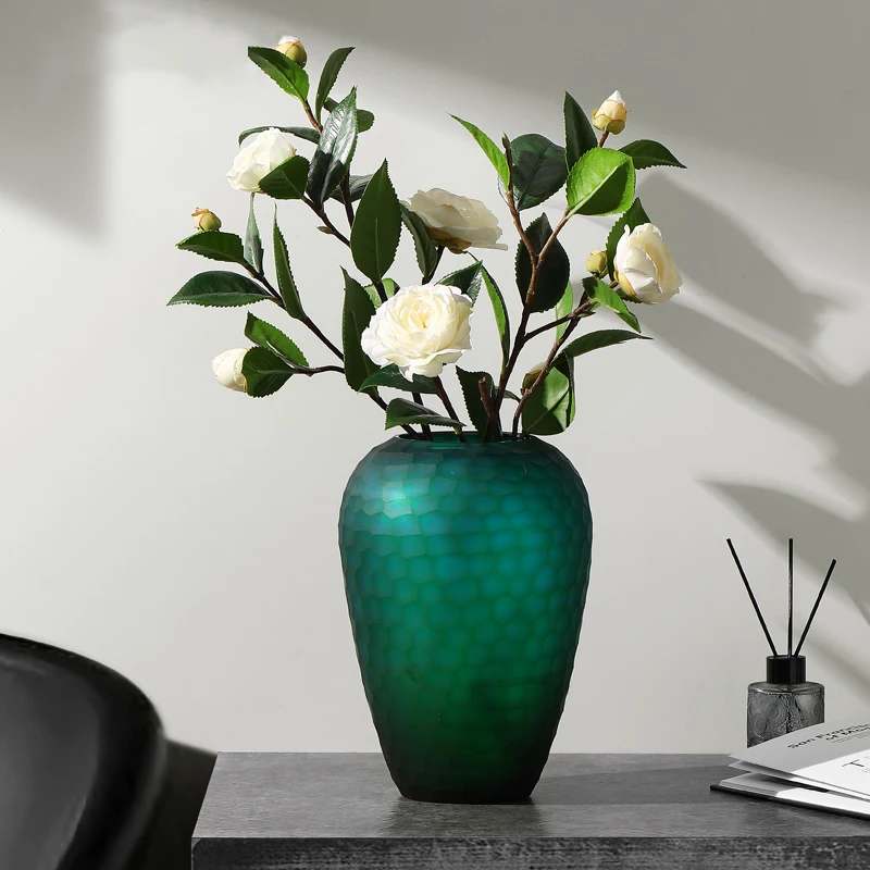 High quality artificial flowers wedding decoration wholesale flowers artificial camellia centerpiece flower for home decoration