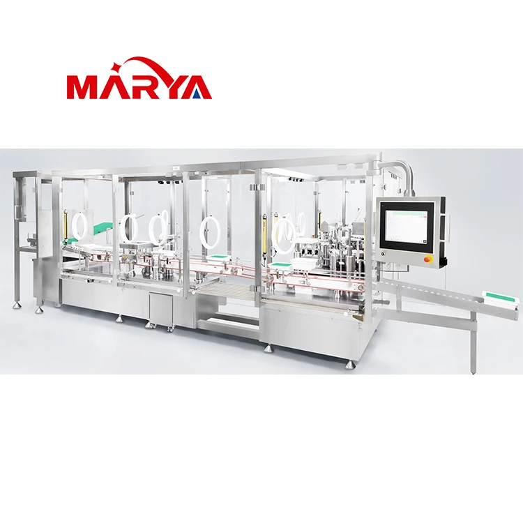 Marya China supplier aseptic ISO pre-filled plastic syringe suspension filling and sealing machine for pharmaceutical insulin