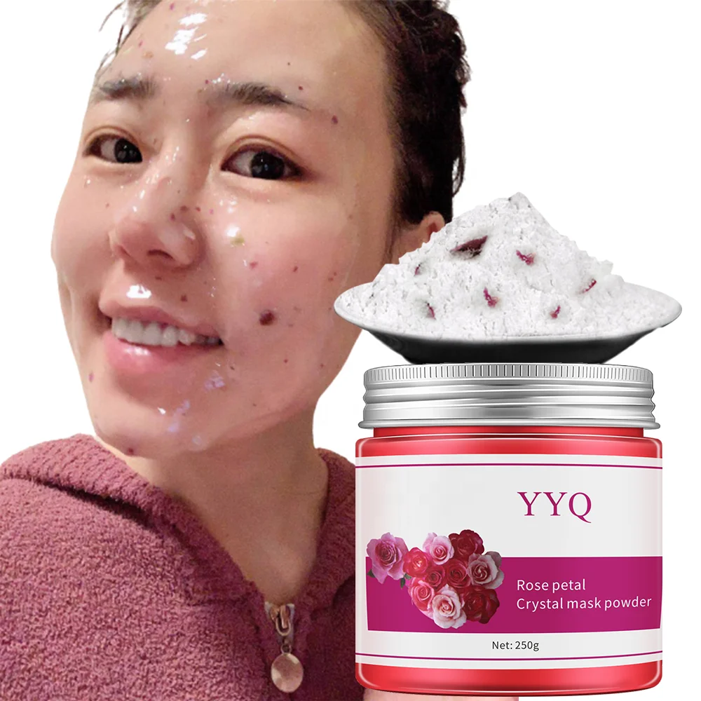 OEM/ODM Jelly Soft Mask Powder Rubber Wholesale Own Brand Natural Organic Brightening Rose Mask