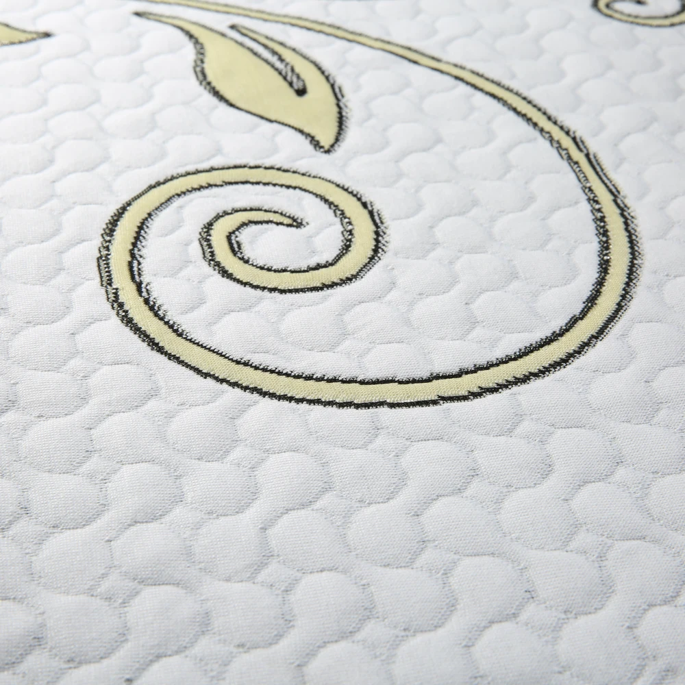 Double knit polyester mattress fabric