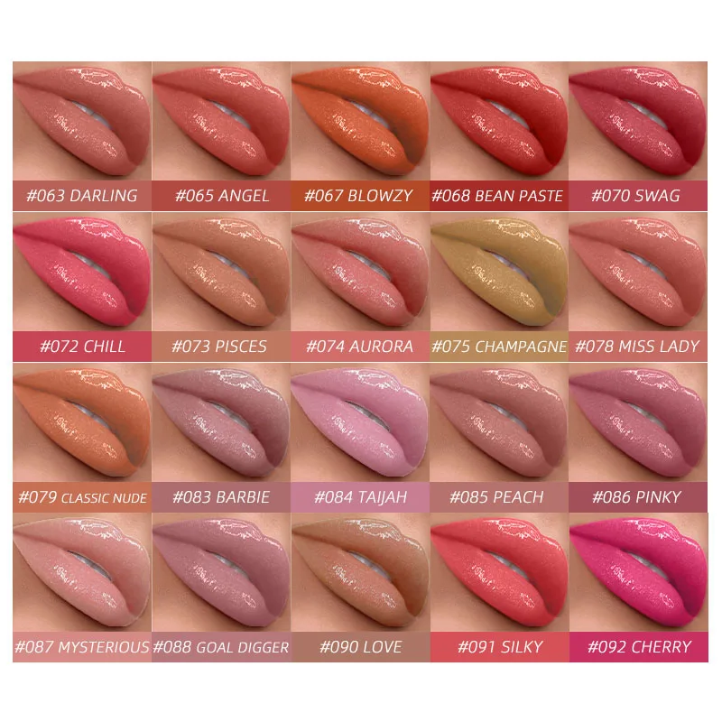 Lip Gloss Collection Shimmery Lip Glosses for Women and Girls Long Lasting Color Lip Gloss Set with Rich Varied Colors