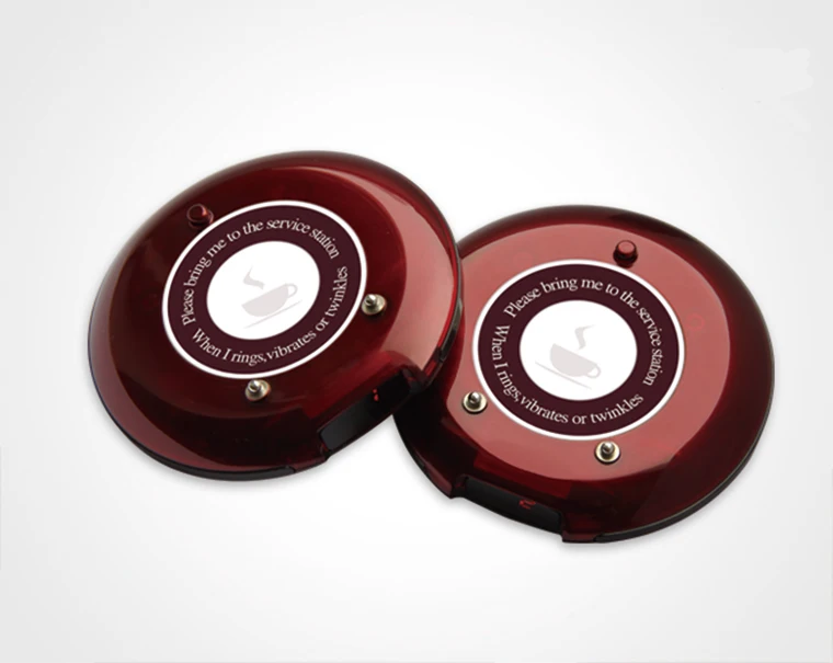 
Restaurant Wireless Calling Equipment Vibrating Coaster Pager 