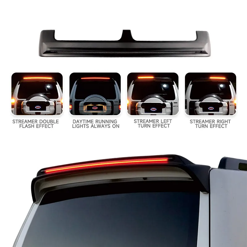 car hood protector custom  bonnet trim exterior accessories bonnet guard light for mitsubishi pajero montero v97  2006-  2015-