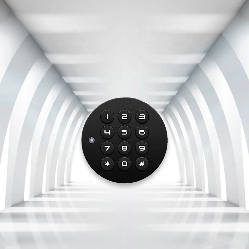 F029 Digital Number Locker Lock ABS Password Combination Lock For Cabinet Punch-free Smart Fingerprint Locks For Sale