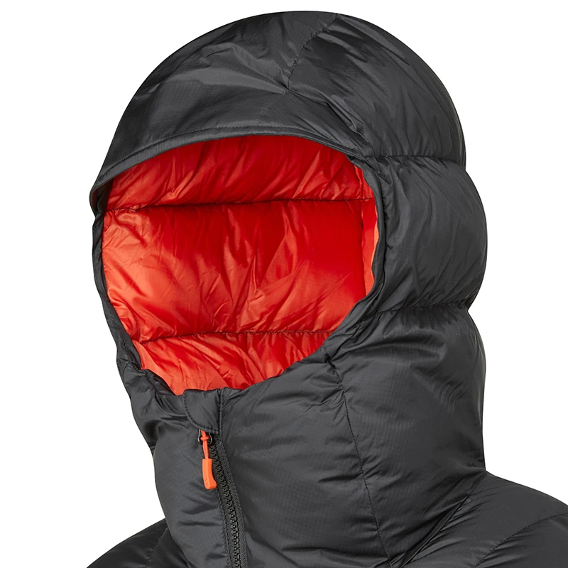 Top quality winter cold man recycled bubble quilted RDS goose down jacket