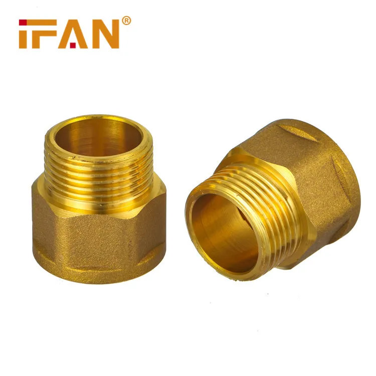 IFAN Plumbing Materials 15MM Male Adapter Threaded Coupling Copper Brass Plumbing Fittings