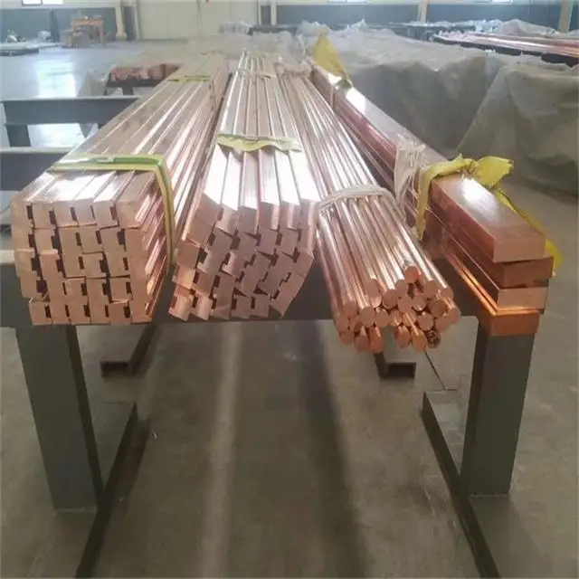 Copper  Rod for High Conductivity Grounding C11000 Copper Bus Bar