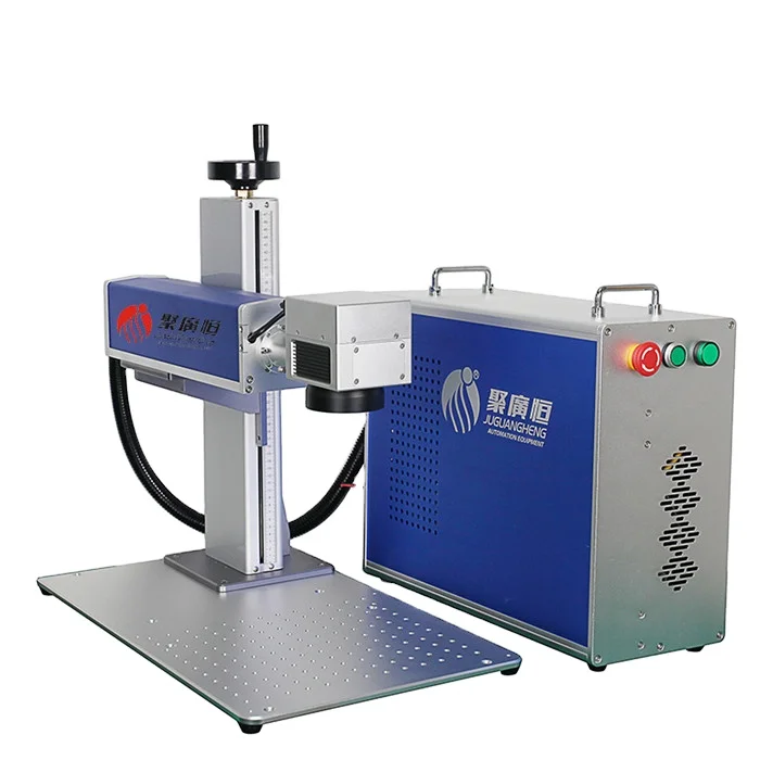 Split Desk Portable Type JGH-106-1 10W 20w 30w 50w 100W Fiber Laser Marking Machine Laser Marking Machine for Cctv Camera