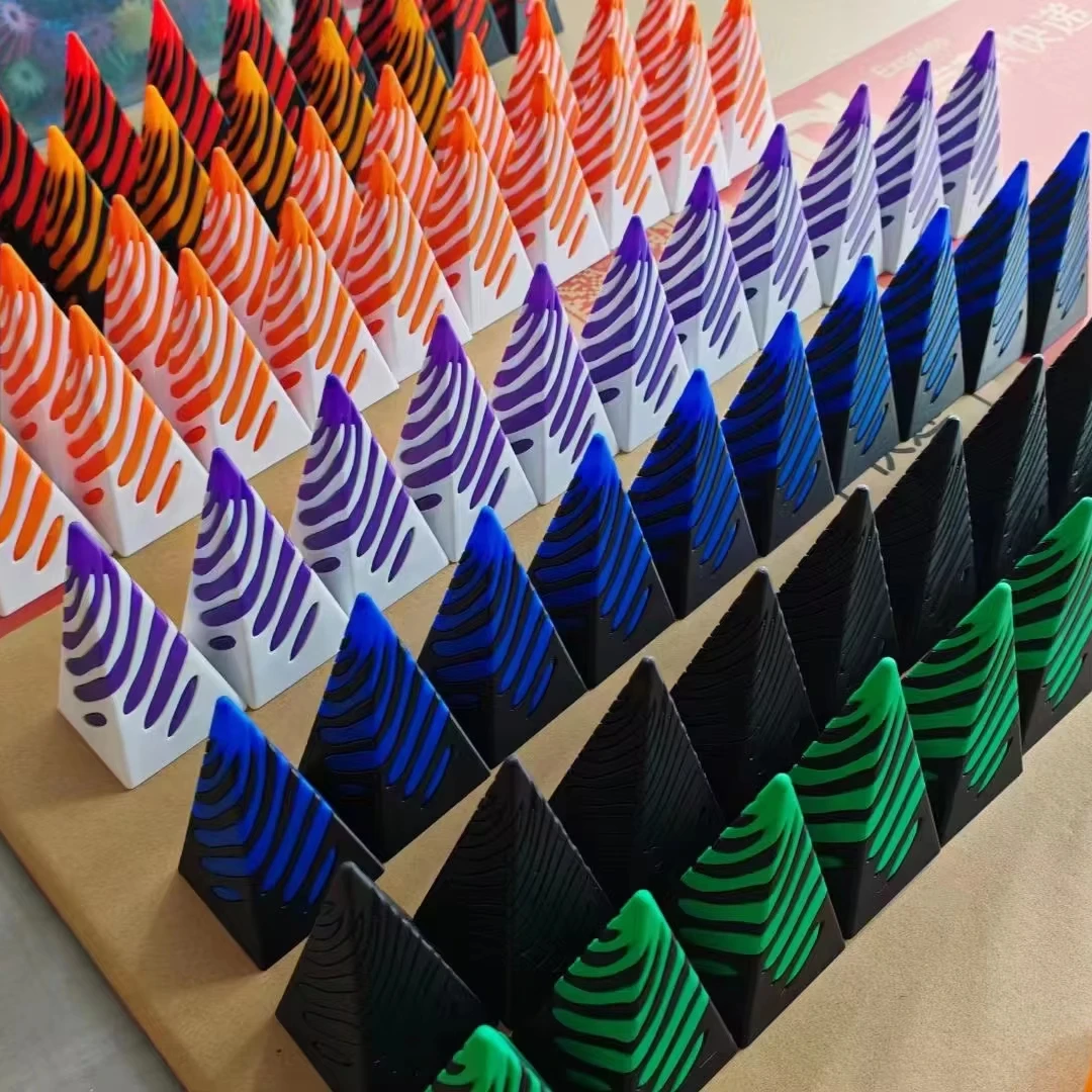 2024 New Tik Tok Hot Selling 3D Print Fidget Toy Vortex Thread Illusion Passthrough  Fidget Impossible Spiral Cone Toy