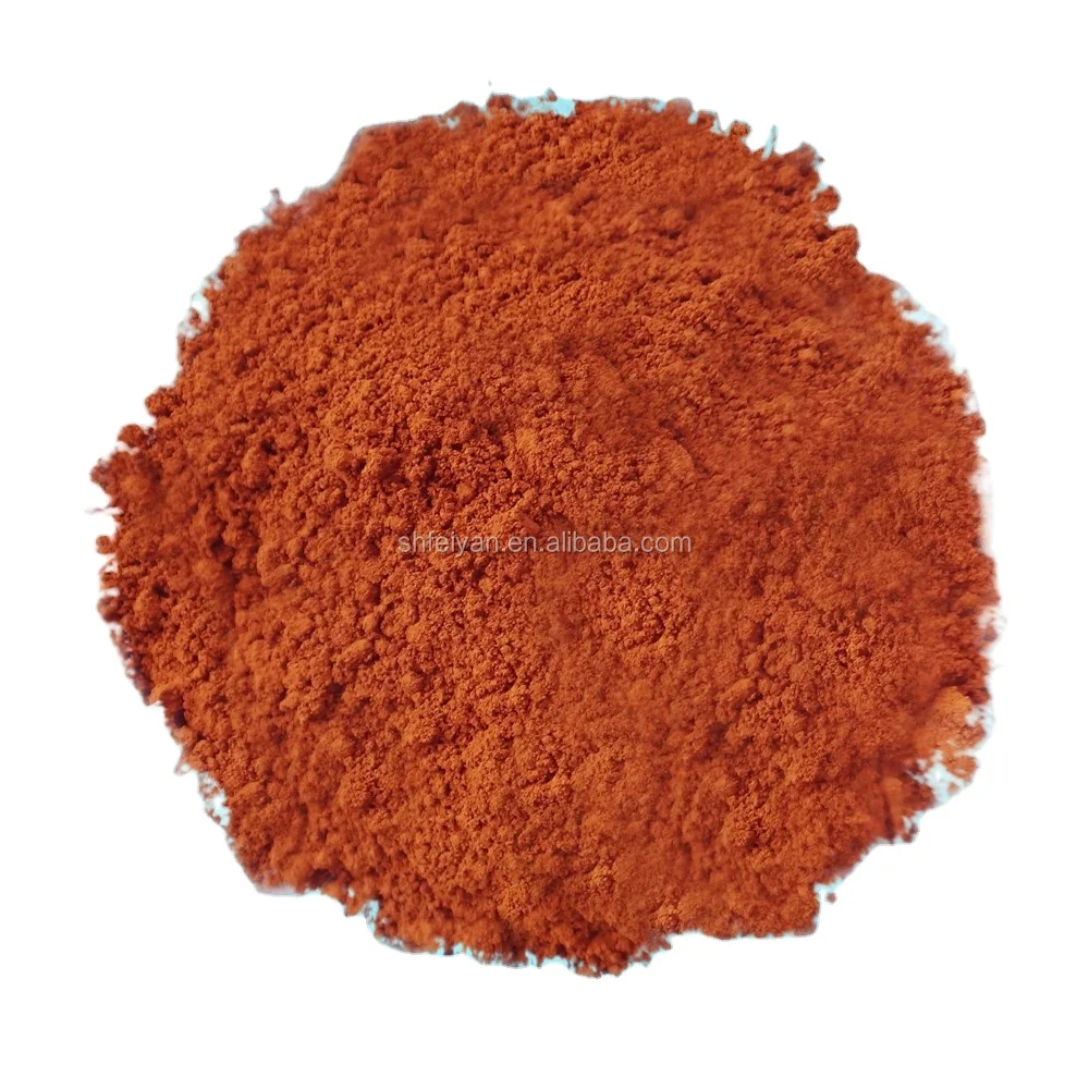 Concrete color pigment for cement iron powder chemical formula orange iron oxide pigment
